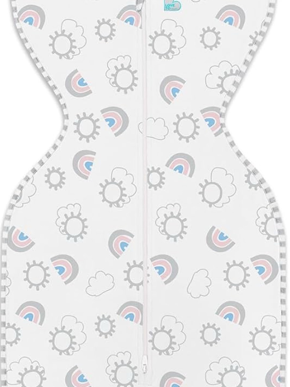 Love to dream swaddle rainbows small 1.0 TOG